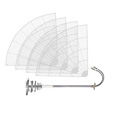 Kroks KNA27-800/2700P MIMO F разъем параболическая антенна