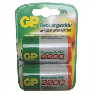 Аккумулятор GP R20 2200 mAh, 1.2В Аккумулятор GP R20 2200 mAh, 1.2В
